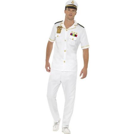 Kapitein & Matroos & Zeeman Kostuum | Kapitein Luxe Cruise Boot | Man | Small | Carnaval kostuum | Verkleedkleding